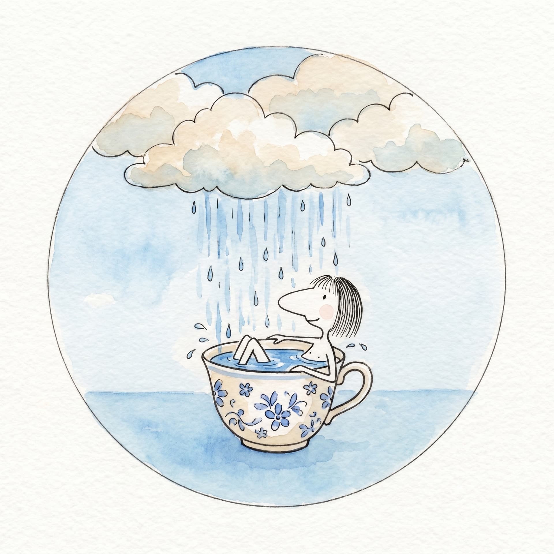 Rainy Teacup