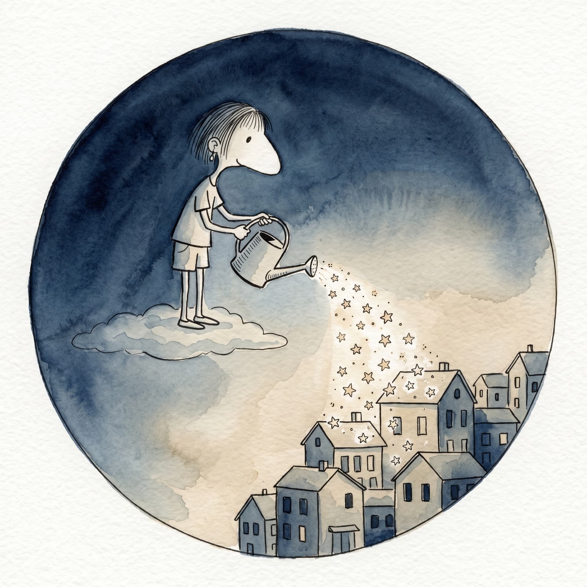 Starlit Rooftops