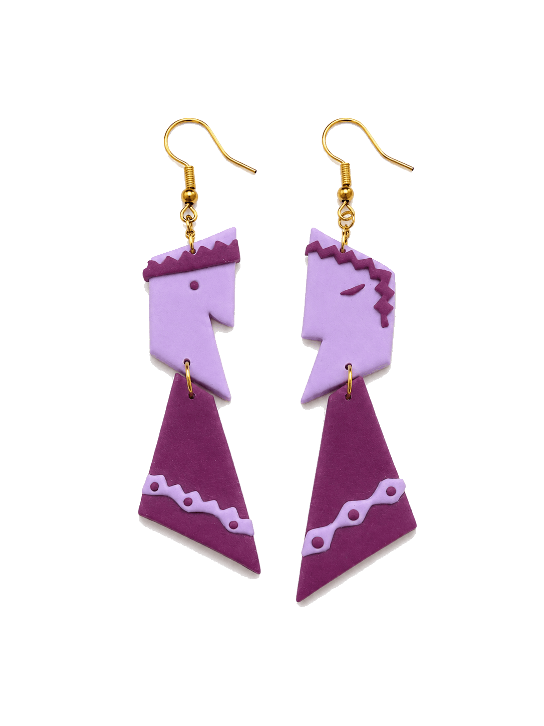 Lilac Lightning Dangles