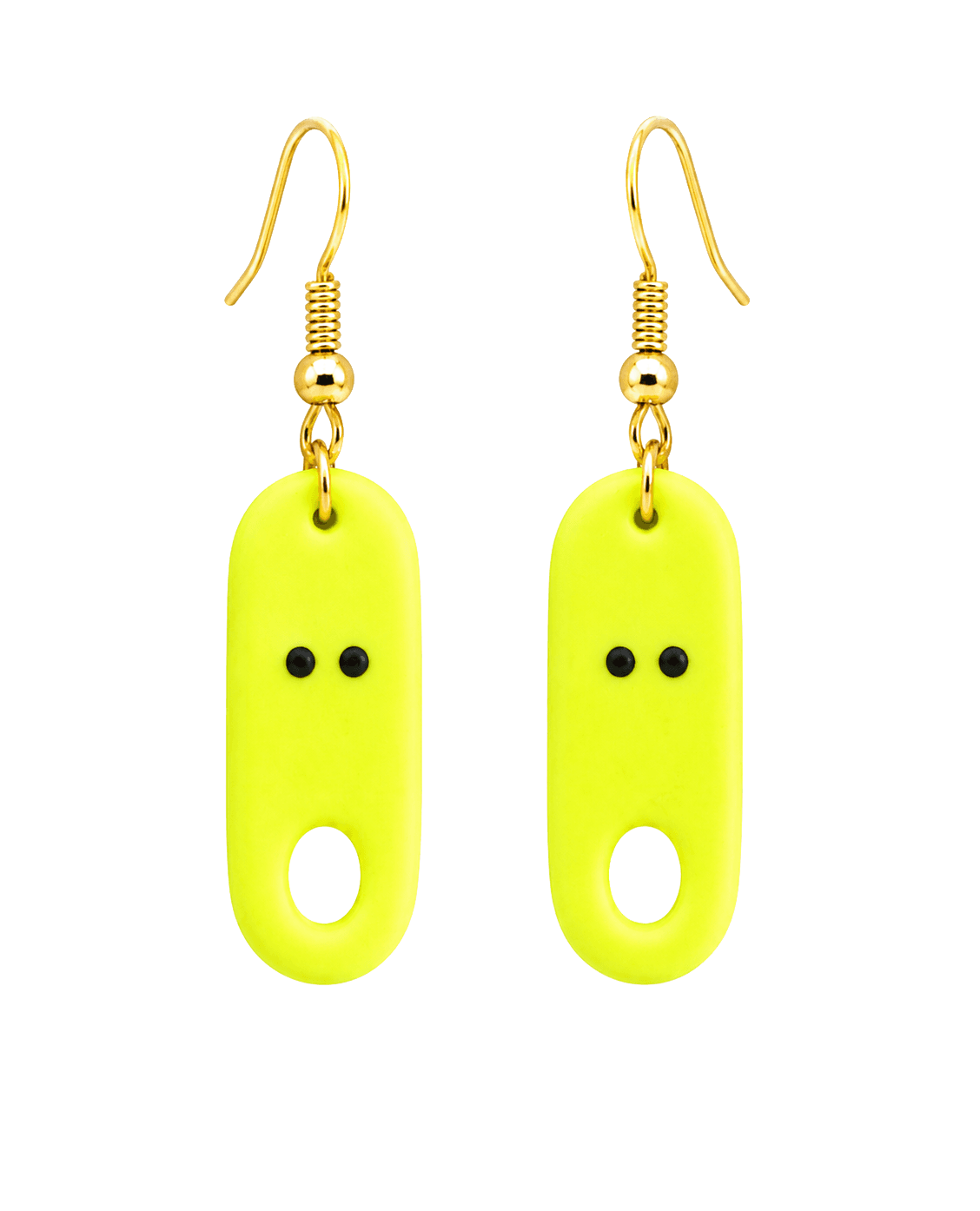 Neon Oval Dangles