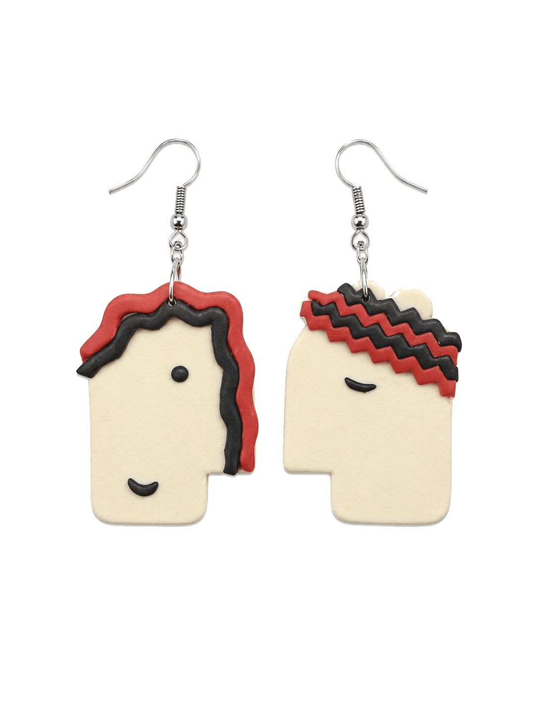 Red Braid Profile Dangles