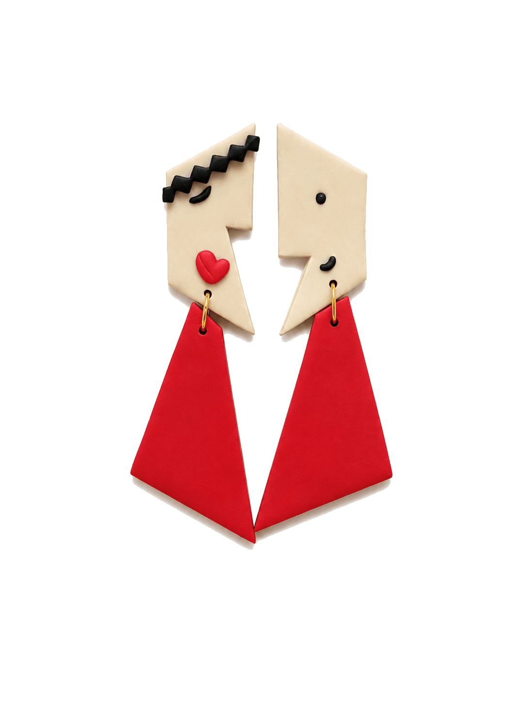 Red Conversation Dangles