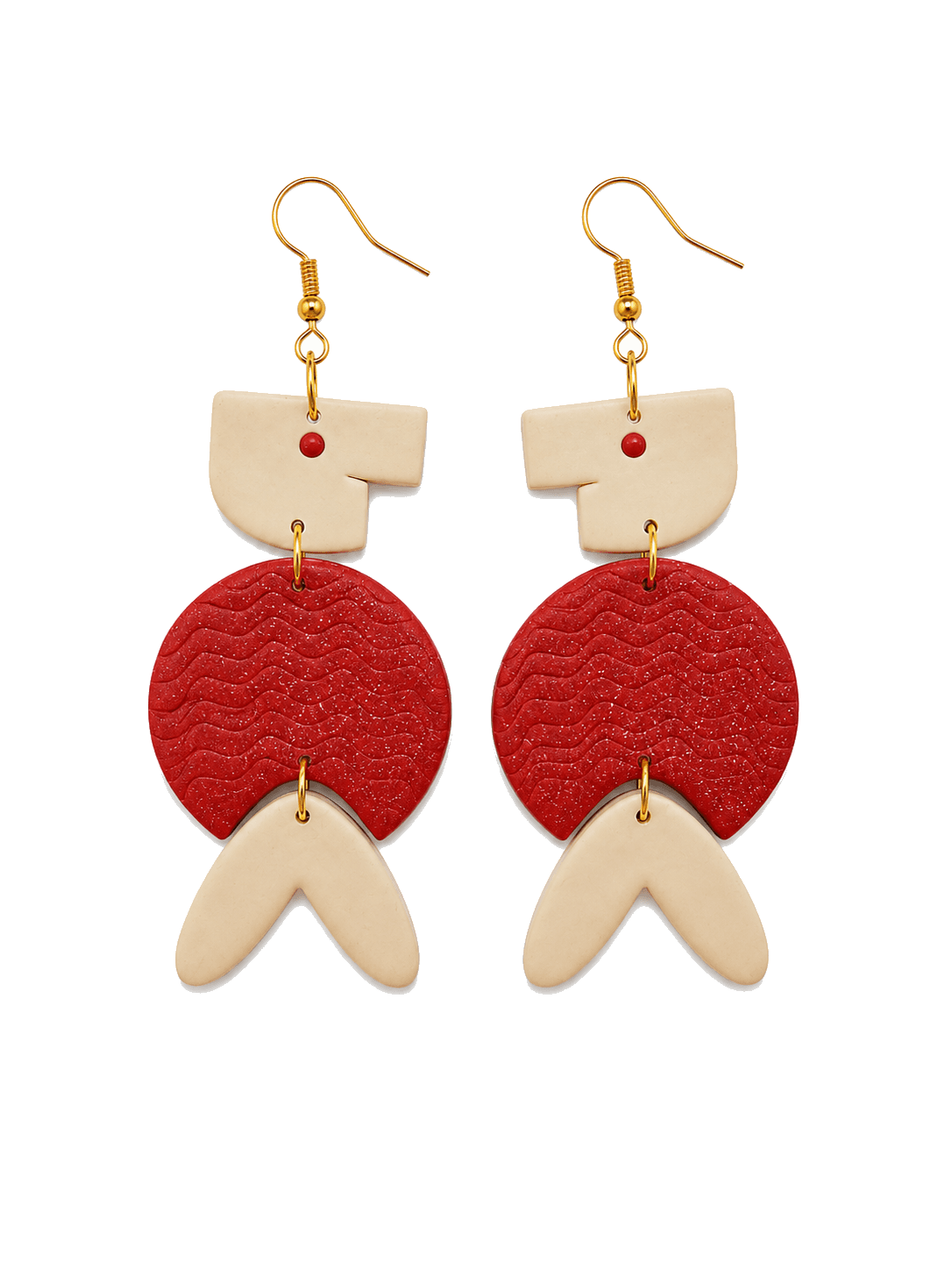 Red Moon Figure Dangles