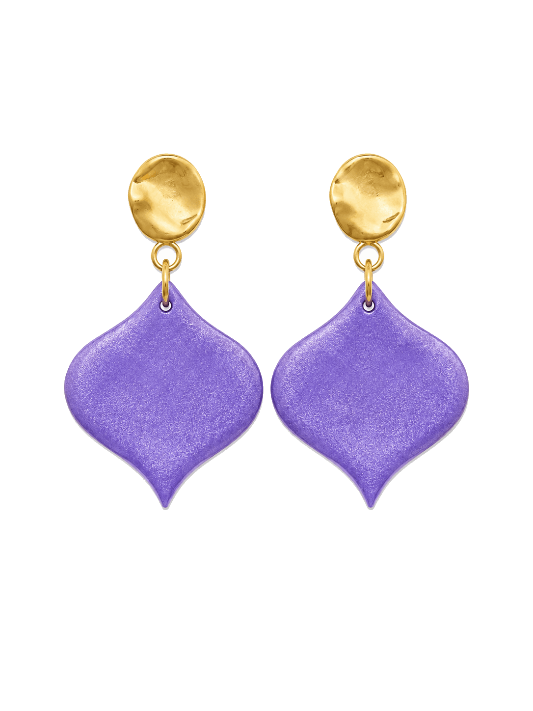 Violet Petal Dangles