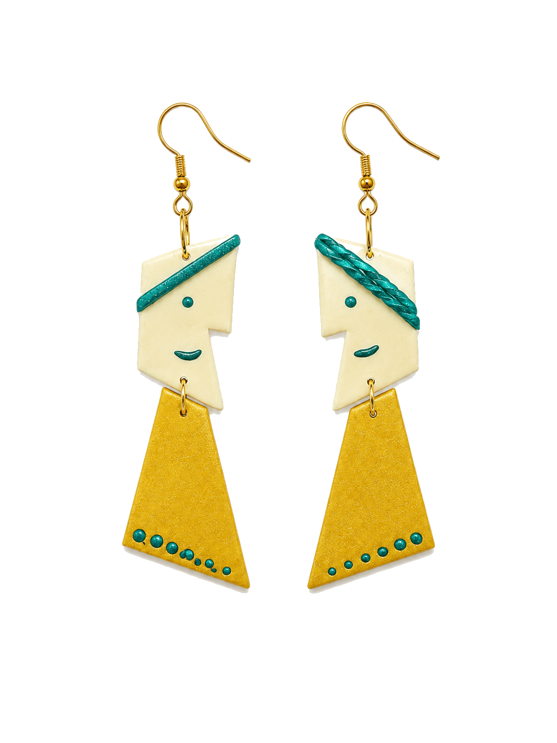 Yellow Leaning Profile Dangles