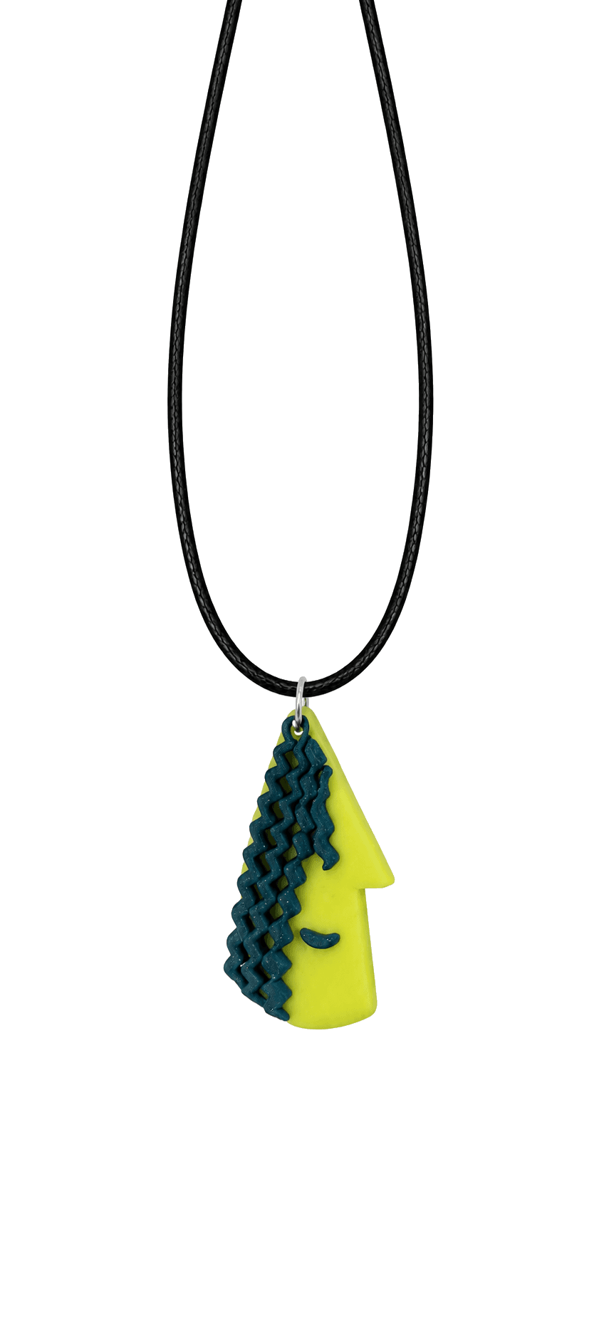 Neon Green Braid Necklace