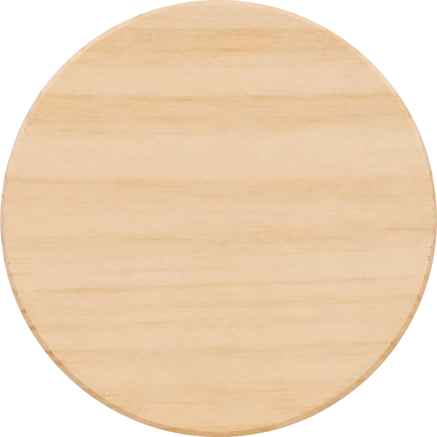 Wooden coaster blank