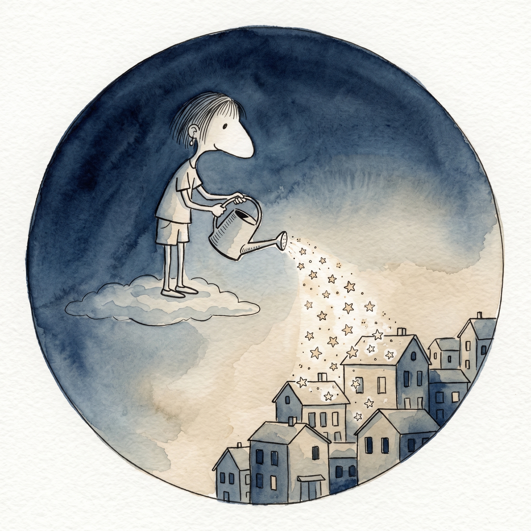 Starlit Rooftops
