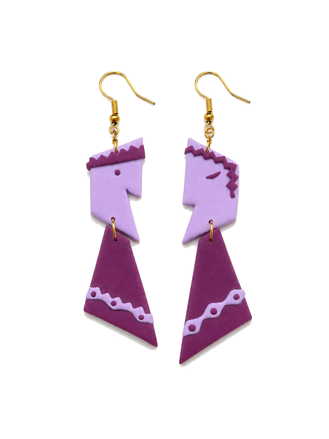 Lilac Lightning Dangles