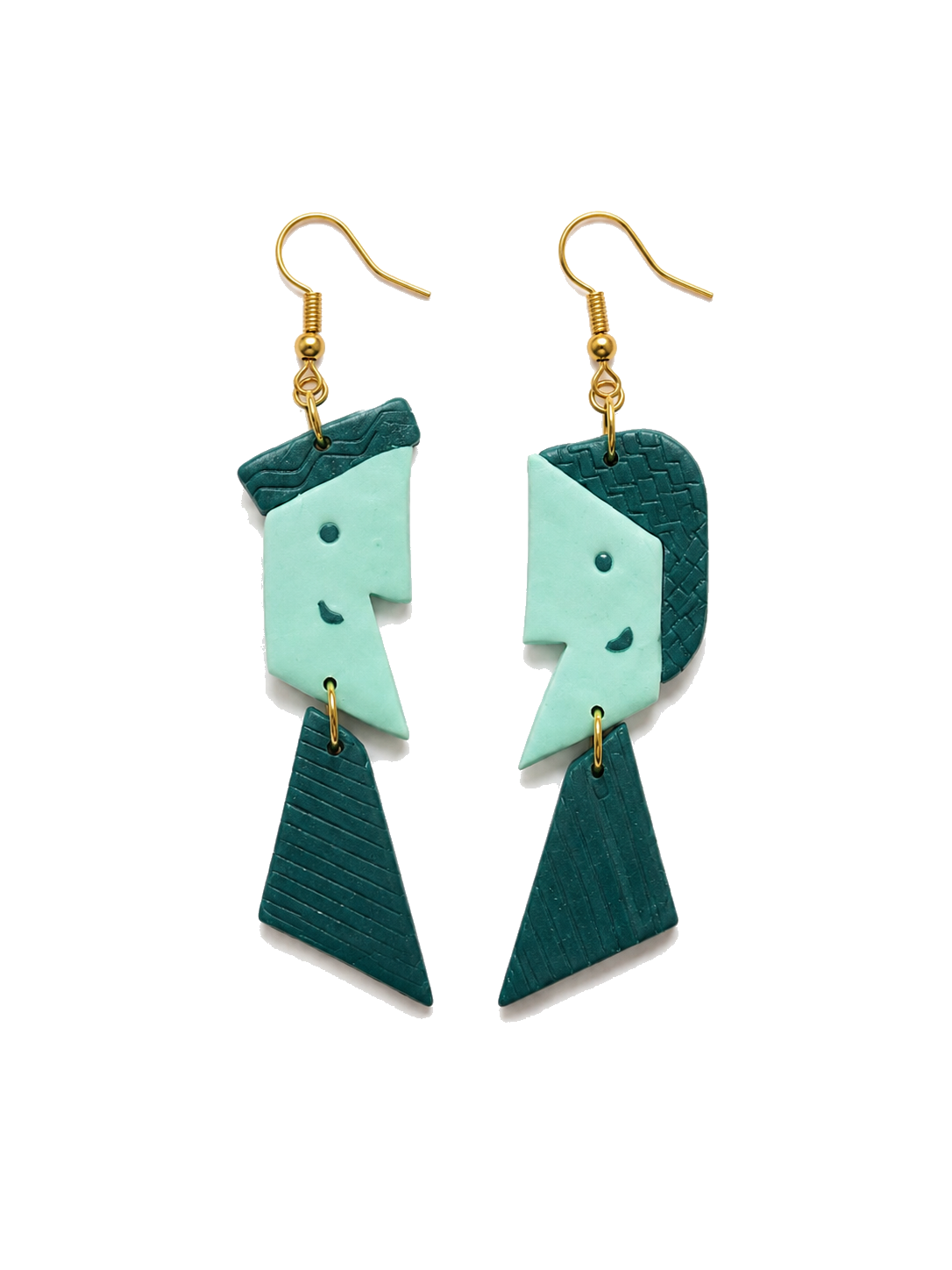 Mint Profile Triangle Dangles
