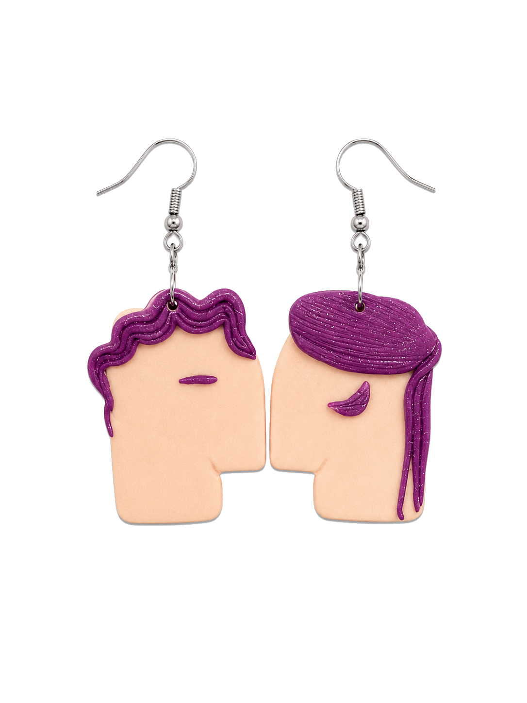 Purple Bob Profile Dangles