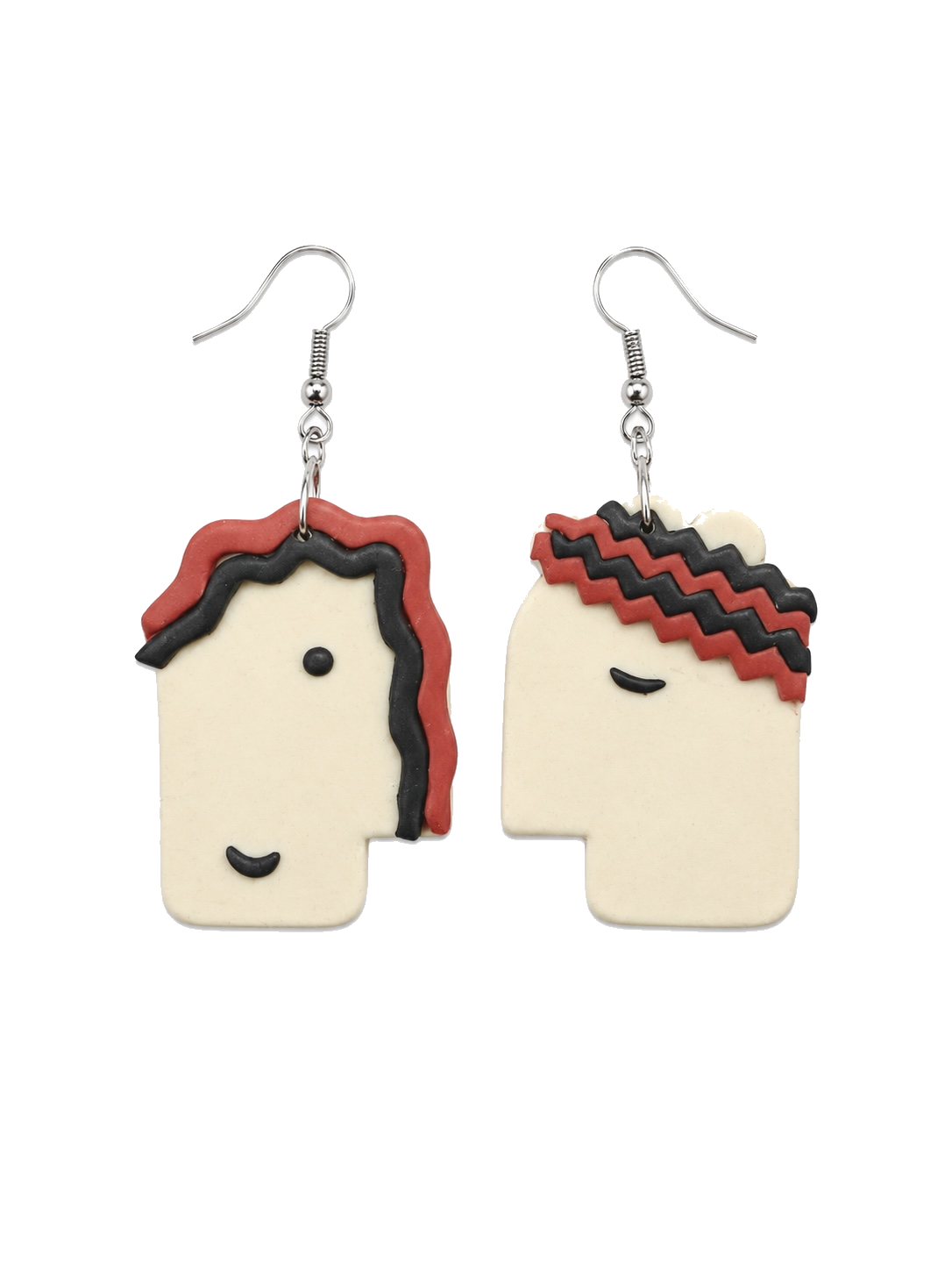 Red Braid Profile Dangles