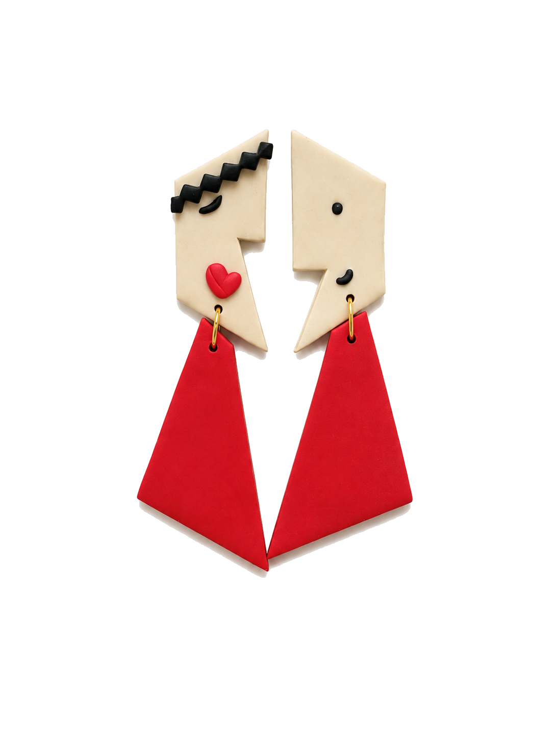 Red Conversation Dangles