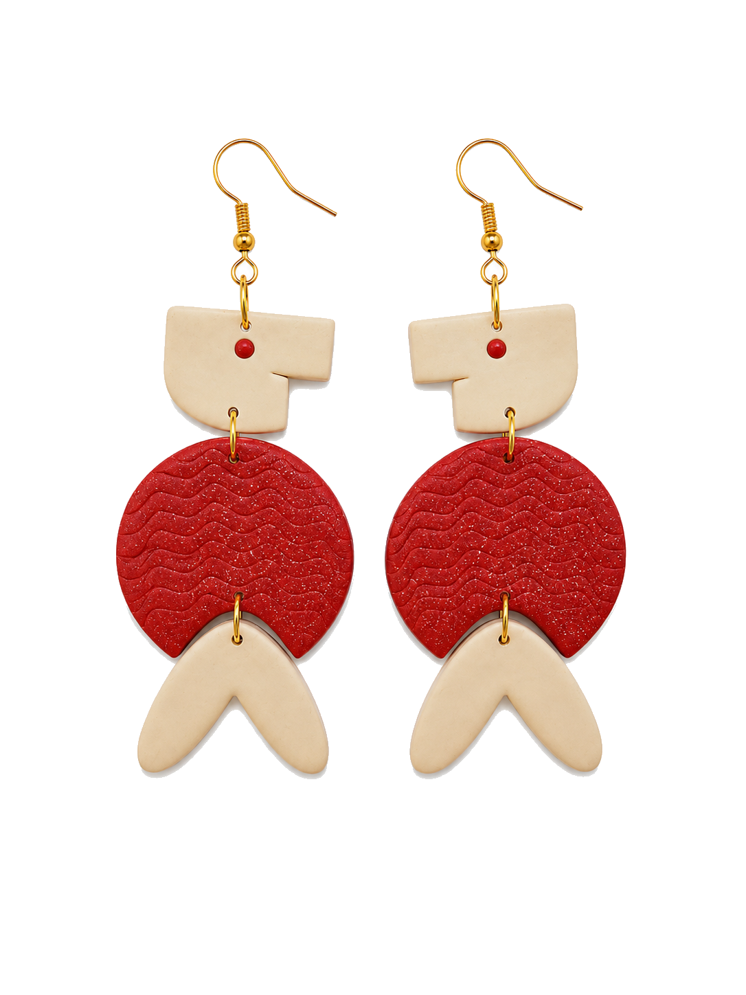 Red Moon Figure Dangles