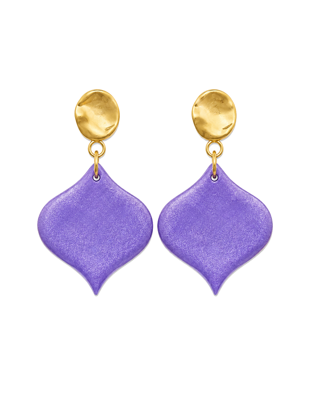 Violet Petal Dangles