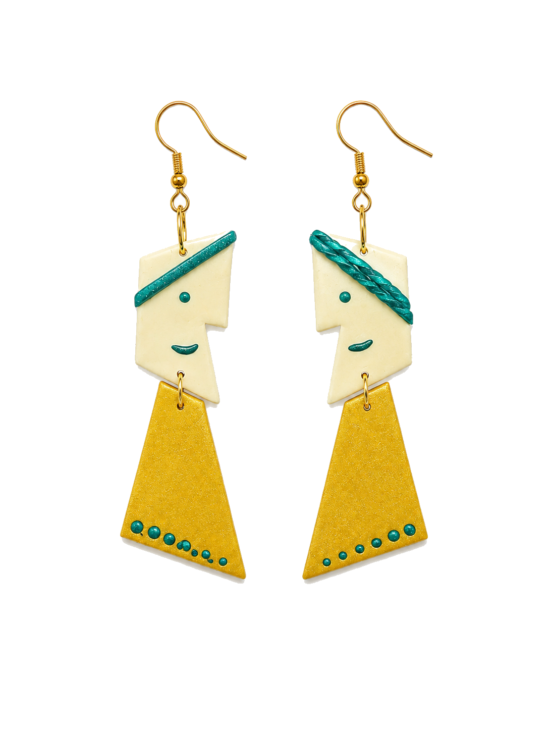 Yellow Leaning Profile Dangles