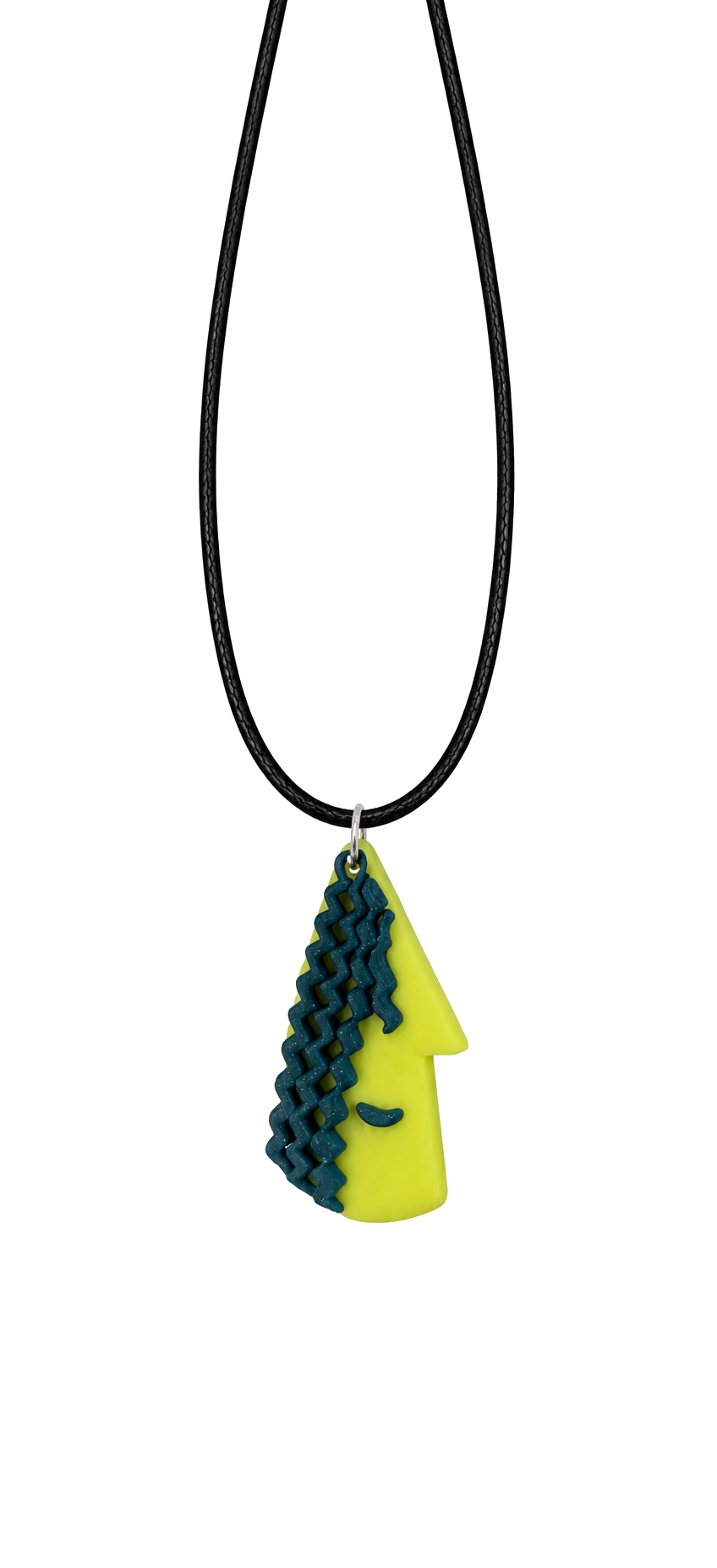 Neon Green Braid Necklace