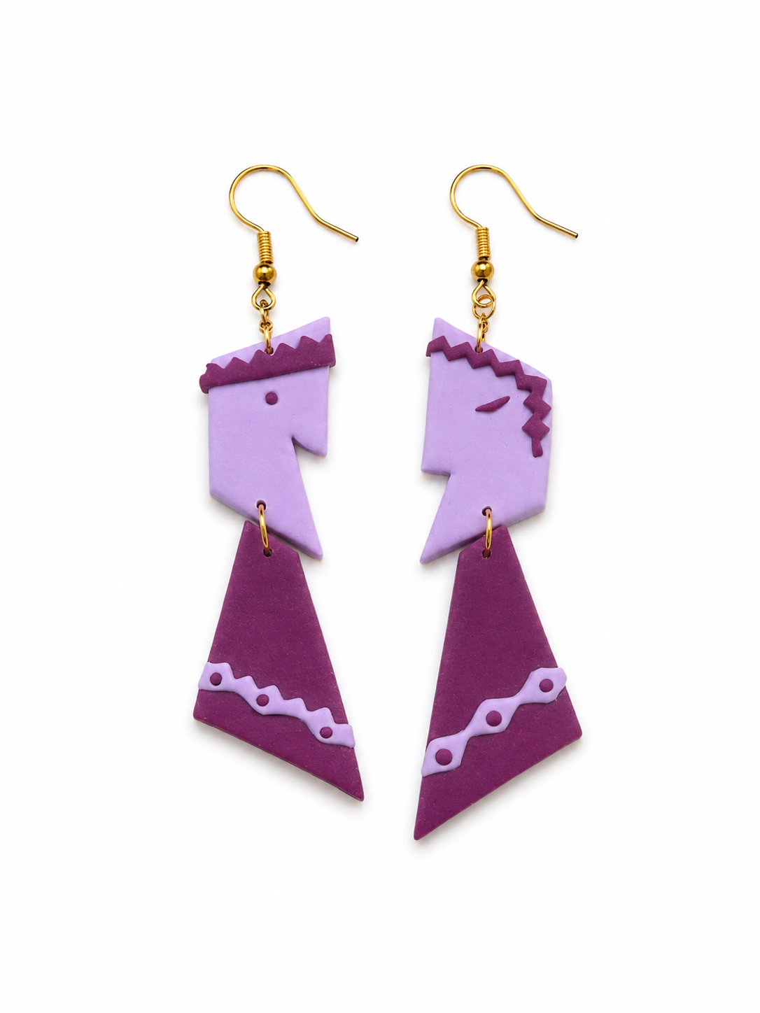 Lilac Lightning Dangles