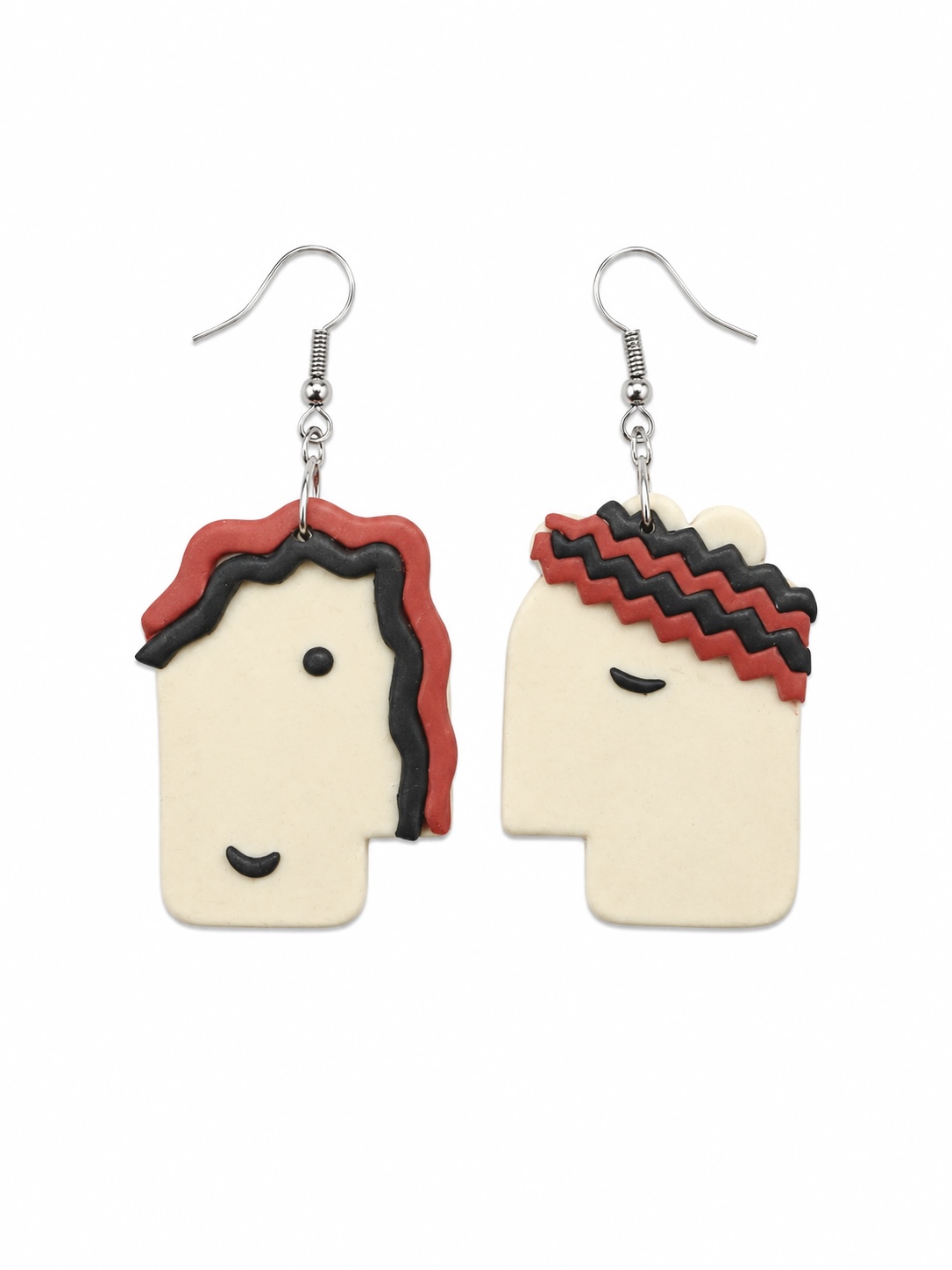 Red Braid Profile Dangles