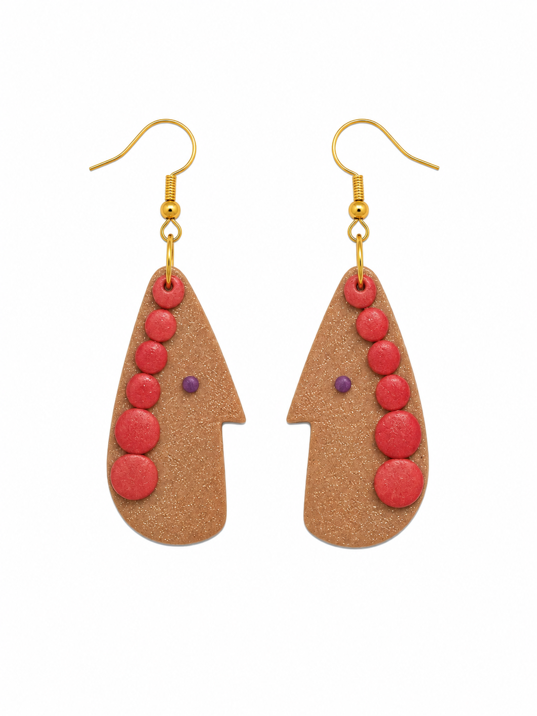 Terracotta Bead Profile Dangles II